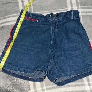 Vintage 70s shorts that from a vintage shop in Austin Tx called feather boutique